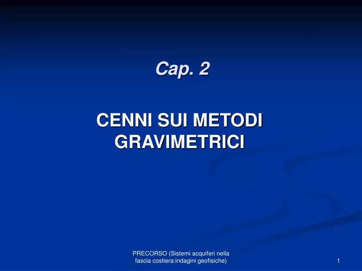 cap 2