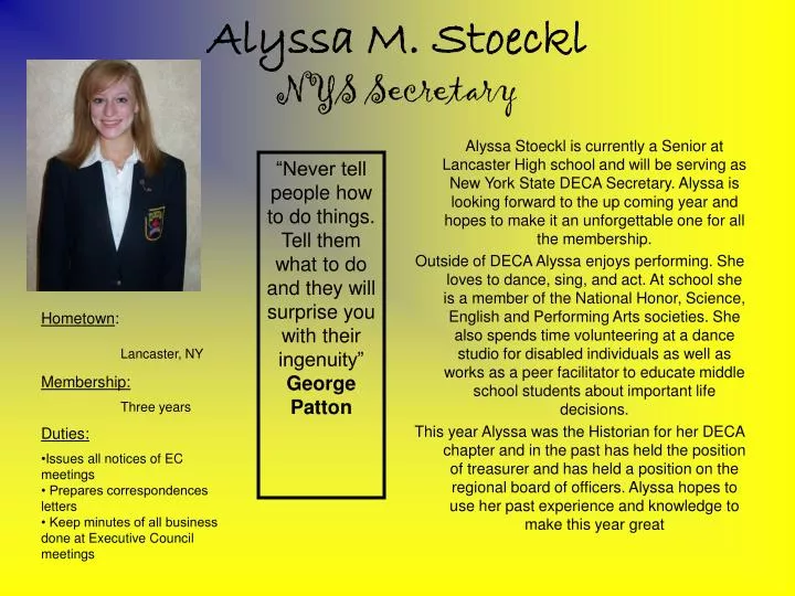 alyssa m stoeckl nys secretary