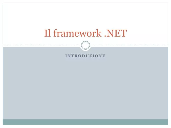 il framework net