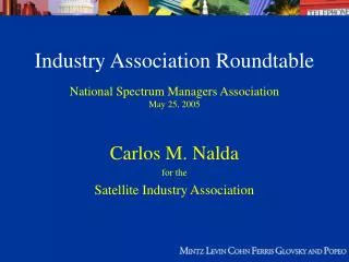 Industry Association Roundtable