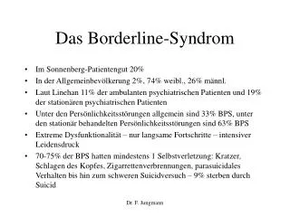 das borderline syndrom
