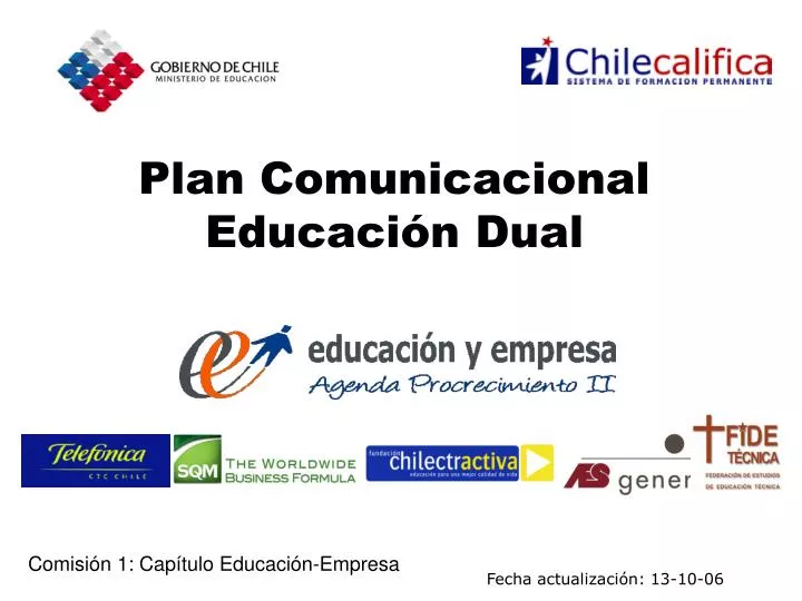 plan comunicacional educaci n dual