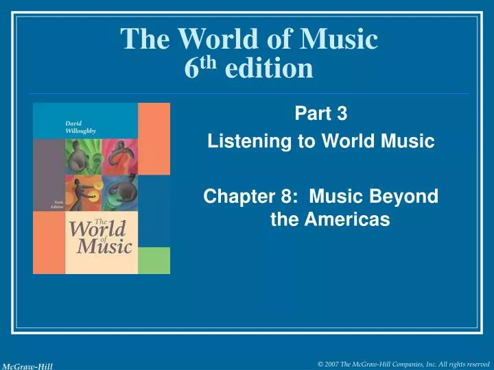 the world of music 6 th edition