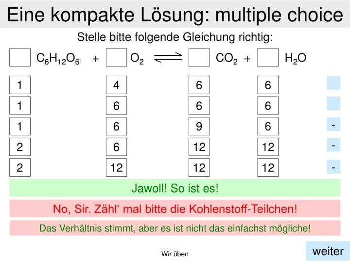 eine kompakte l sung multiple choice