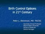 Birth Control Options in 21 st Century - slide 1