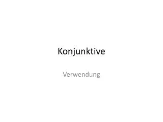 konjunktive