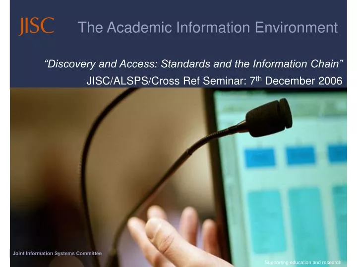 the academic information environment