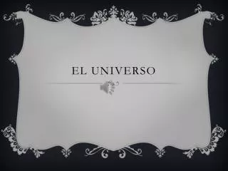 el universo