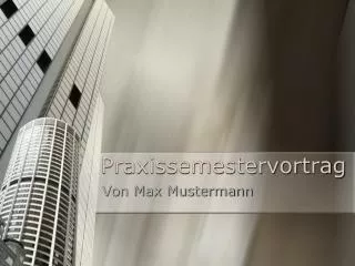 praxissemestervortrag