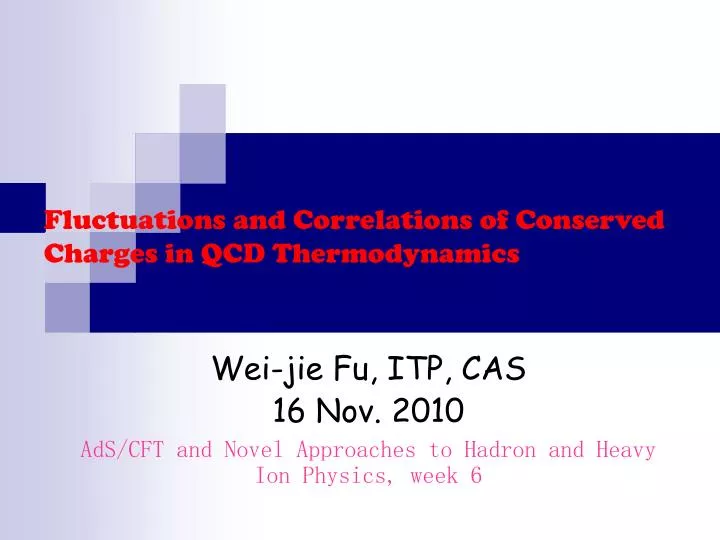 fluctuations and correlations of conserved charges in qcd thermodynamics