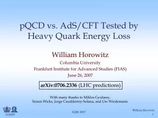 pQCD vs. AdS/CFT Tested by Heavy Quark Energy Loss
