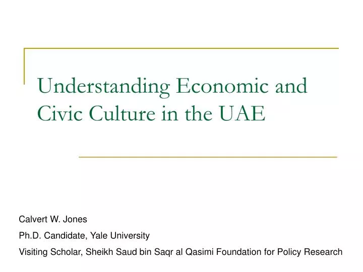understanding economic and civic culture in the uae
