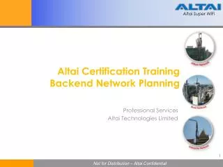 Altai Certification Training Backend Network Planning