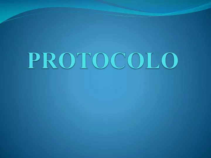protocolo