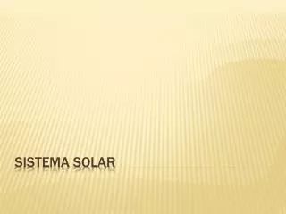 sistema solar