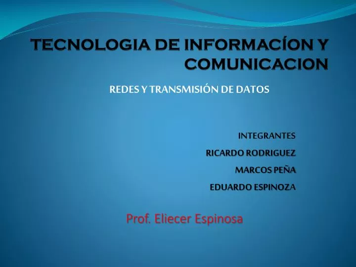 tecnologia de informac on y comunicacion