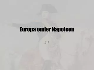 europa onder napoleon
