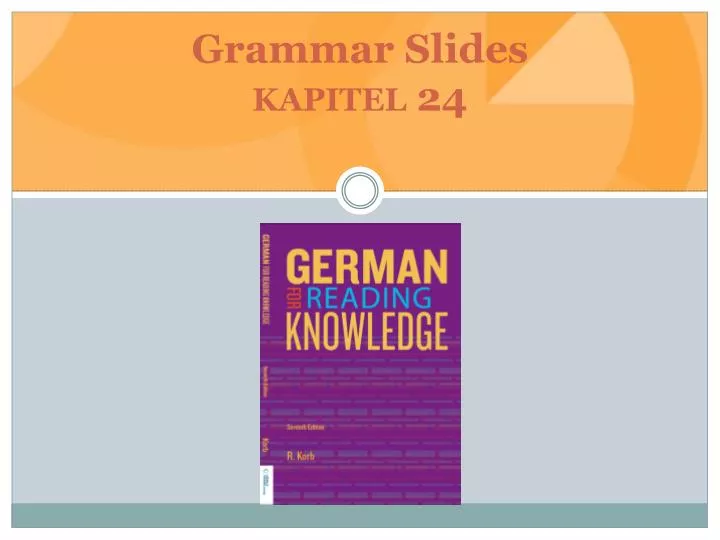 grammar slides kapitel 24