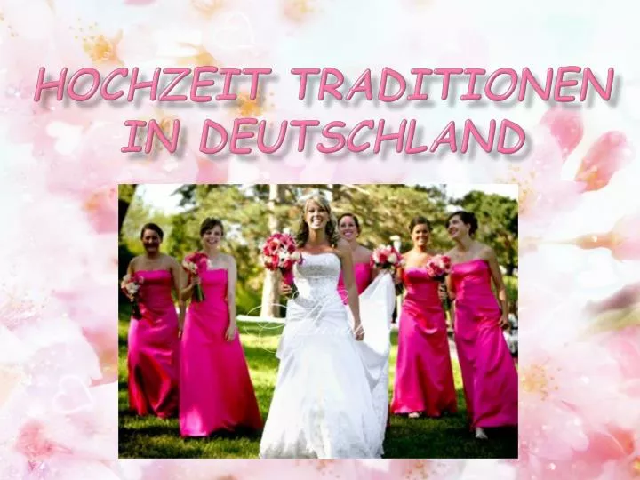 hochzeit traditionen in deutschland