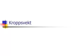 kroppsvekt