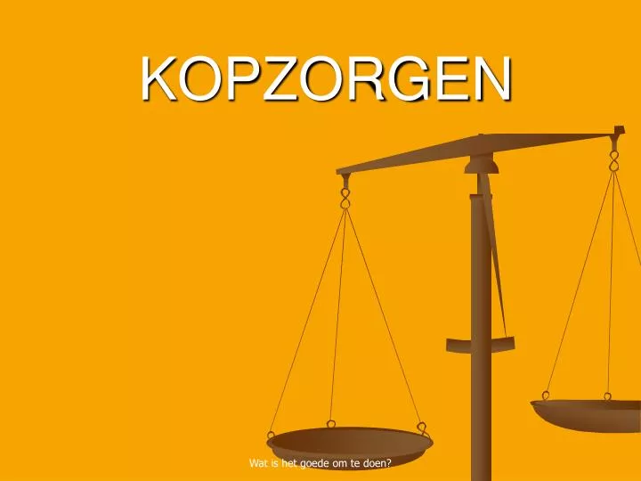 kopzorgen