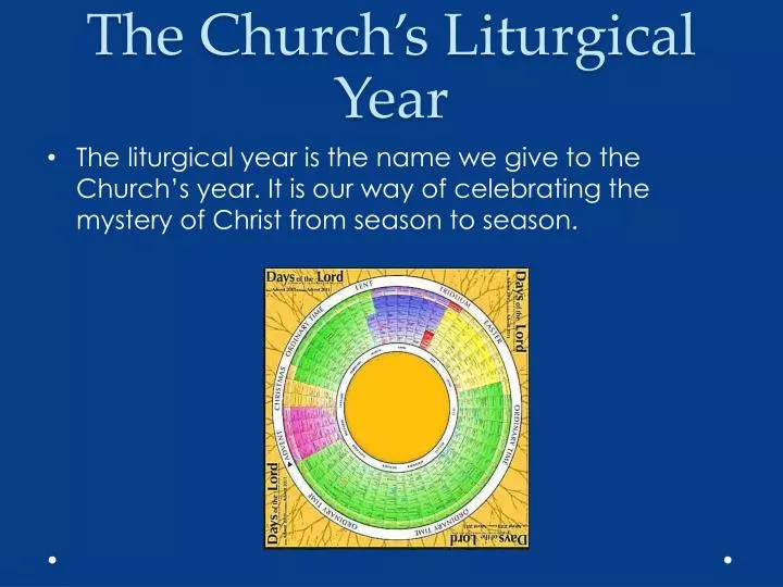 the church s liturgical year