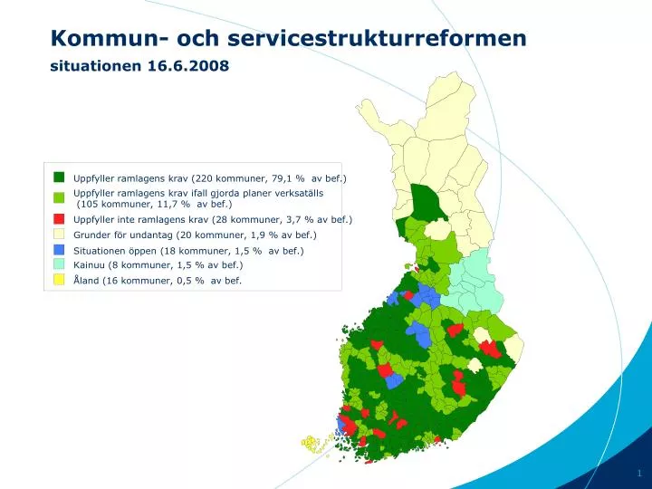 kommun och servicestrukturreformen situationen 16 6 2008