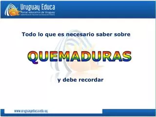 quemaduras