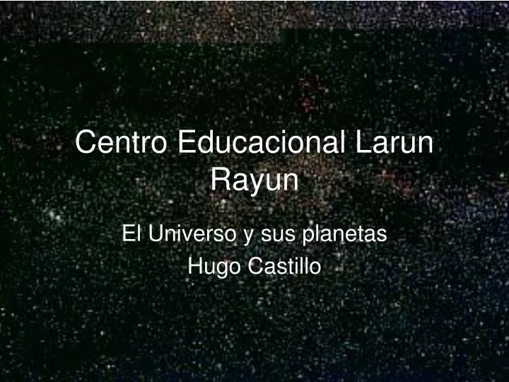 centro educacional larun rayun