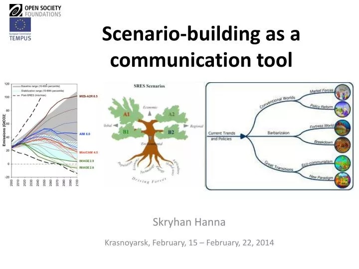 scenario building as a communication tool