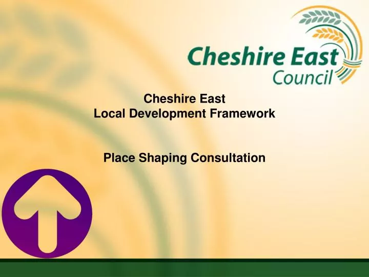 cheshire east local development framework place shaping consultation