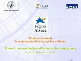tude concernant la restauration dans les lyc es d alsace