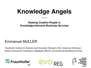 Knowledge Angels ____ Seeking Creative People in Knowledge-Intensive Business Services