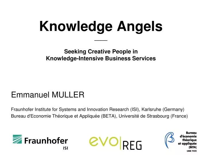 knowledge angels seeking creative people in knowledge intensive business services