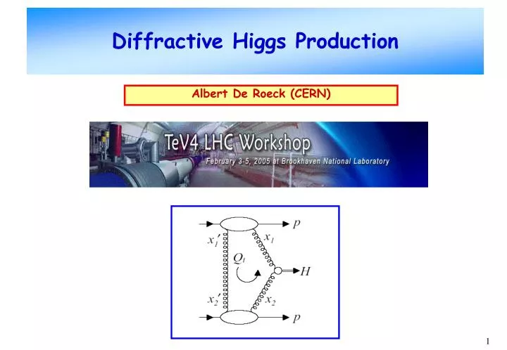 diffractive higgs production