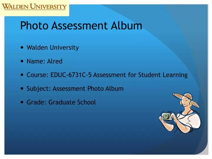 photo assessment album