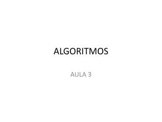 algoritmos