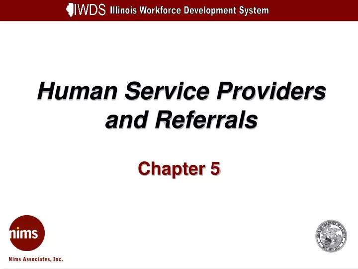 human service providers and referrals
