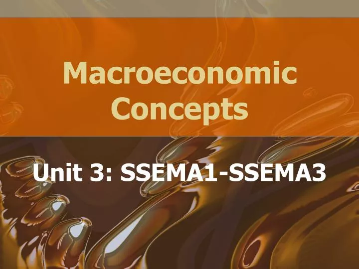 macroeconomic concepts