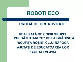 robo i eco