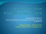The Employee Value Proposition Post Accident - slide 1