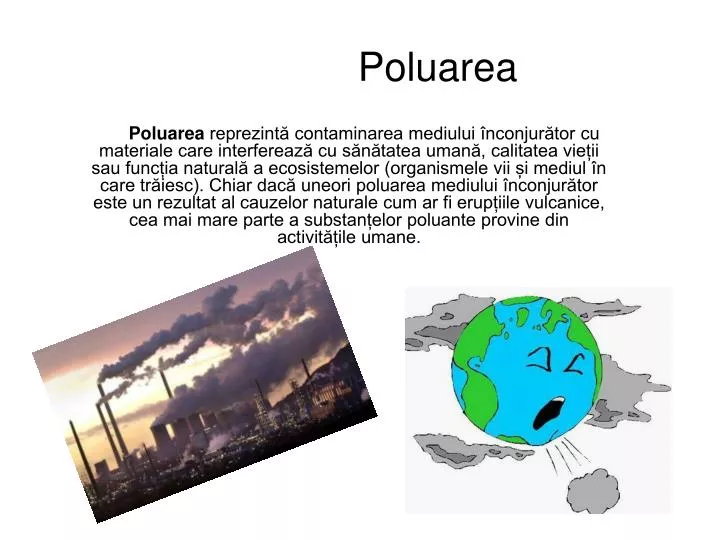 poluarea