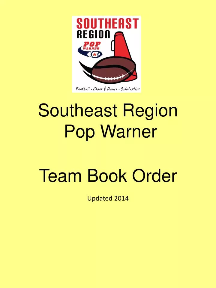 southeast region pop warner