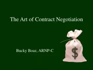 The Art of Contract Negotiation