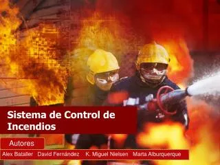 sistema de control de incendios