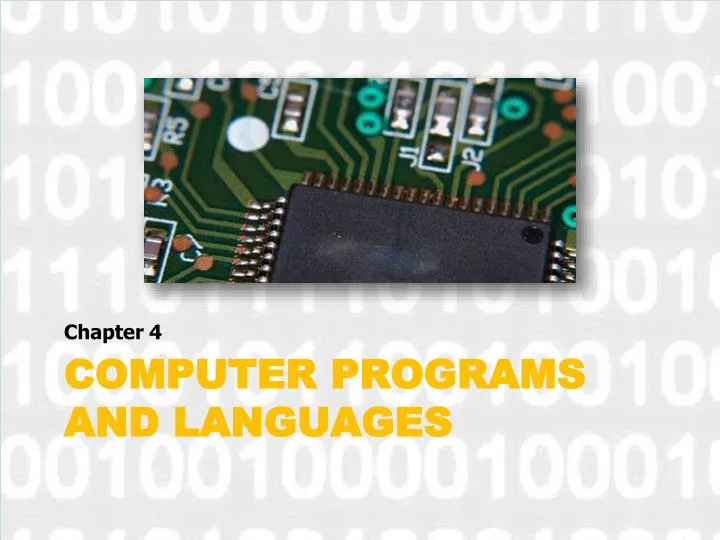 computer programs and languages