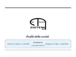 profilo della societ