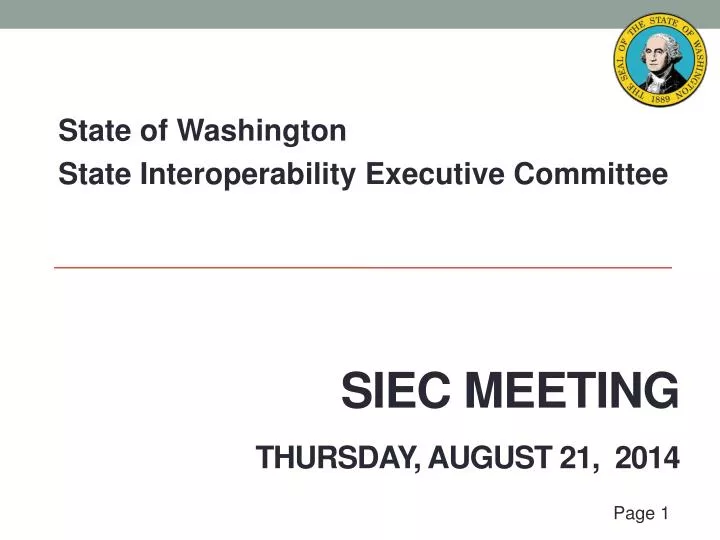 siec meeting thursday august 21 2014