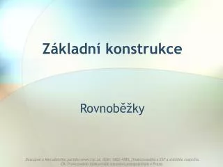 z kladn konstrukce