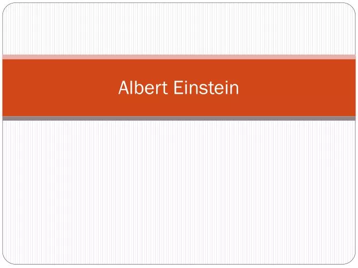 albert e instein